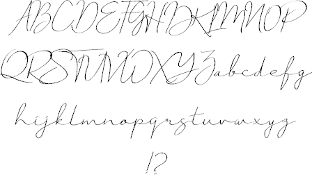 Just Signature font插图1
