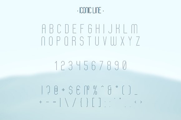 Iconic Font | 6 styles插图4