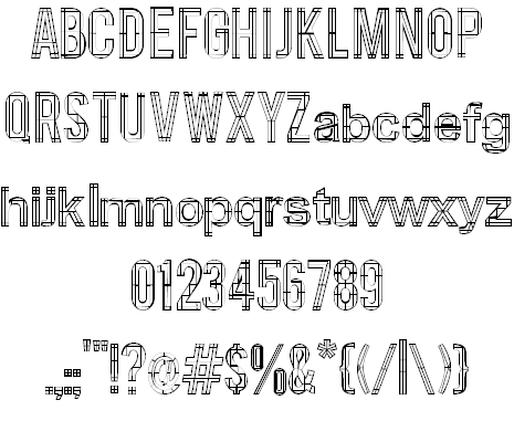 Irawan V.1 font插图1