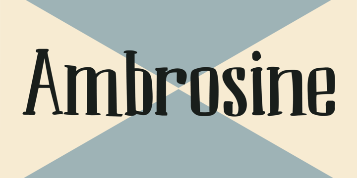 Ambrosine Font Family插图