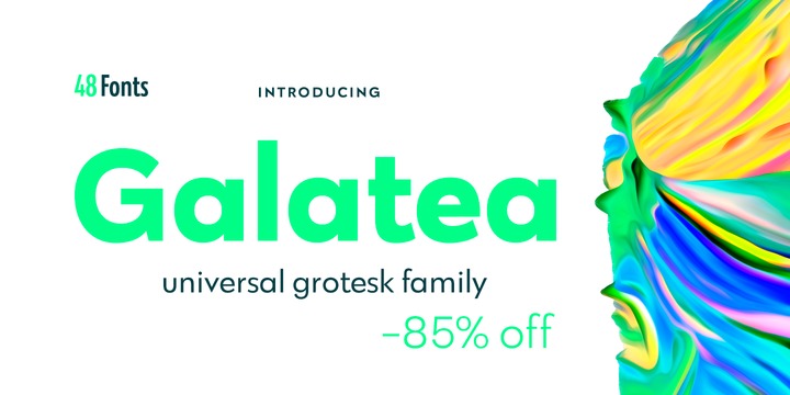 Galatea Font Family插图