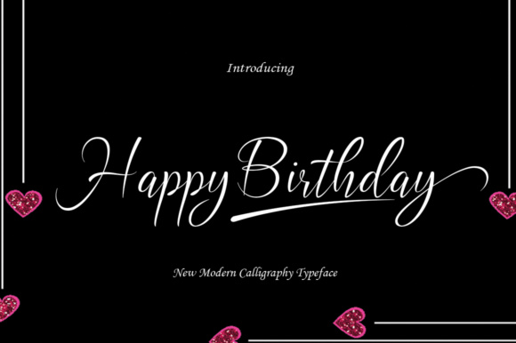 Happy Birthday Font插图
