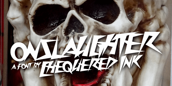 Onslaughter font插图