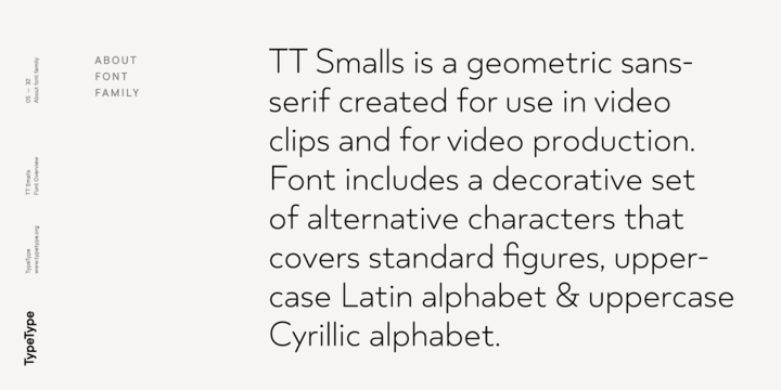 TT Smalls Font Family插图4