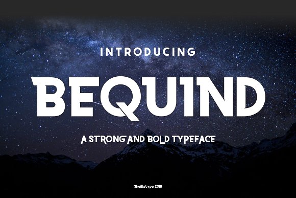 BEQUIND – A MODERN DYSPLAY FONT插图1