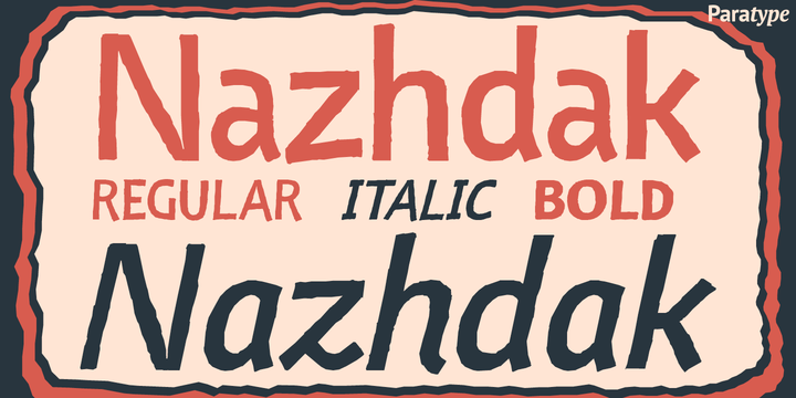 Nazhdak Font Family插图