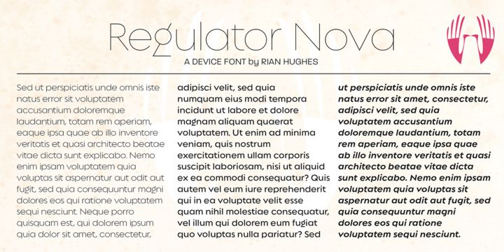 Regulator Nova Font Family插图5