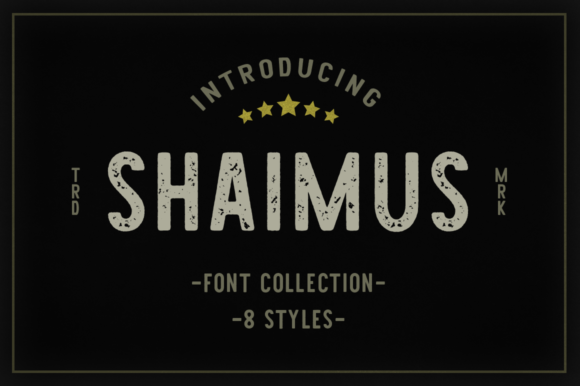 Shaimus Font Family插图