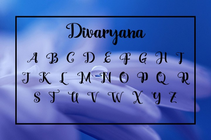Divaryana Font插图2