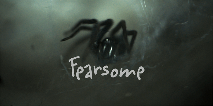 Fearsome DEMO font插图