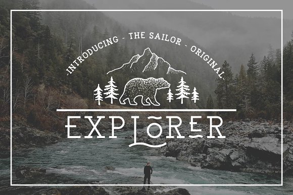 EXPLORER – Sailor Original Typeface插图1