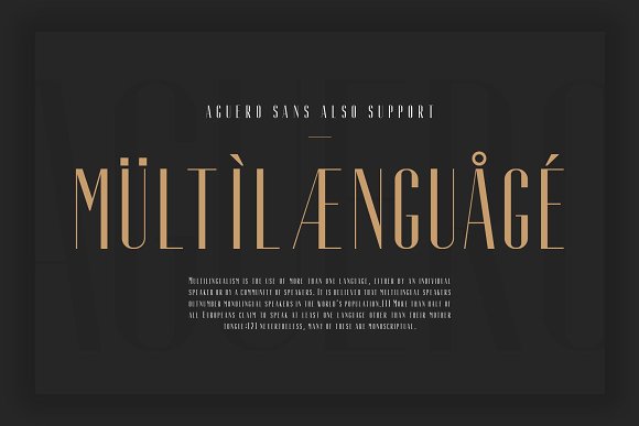 Aguero Sans – Font Family插图3
