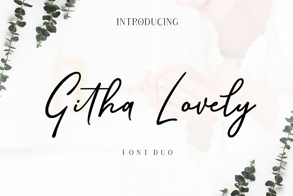 Githa Lovely | Font Duo插图
