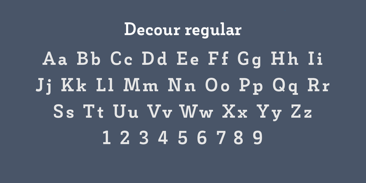 Decour Font Family插图4