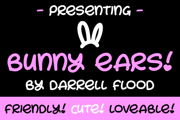 Bunny Ears font插图