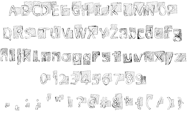Subway Scribble font插图1