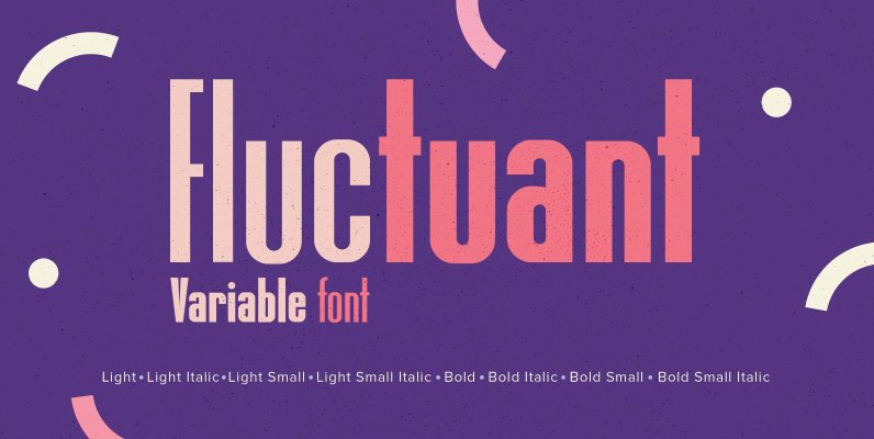 YWFT Fluctuant (Variable Font) Font Family插图