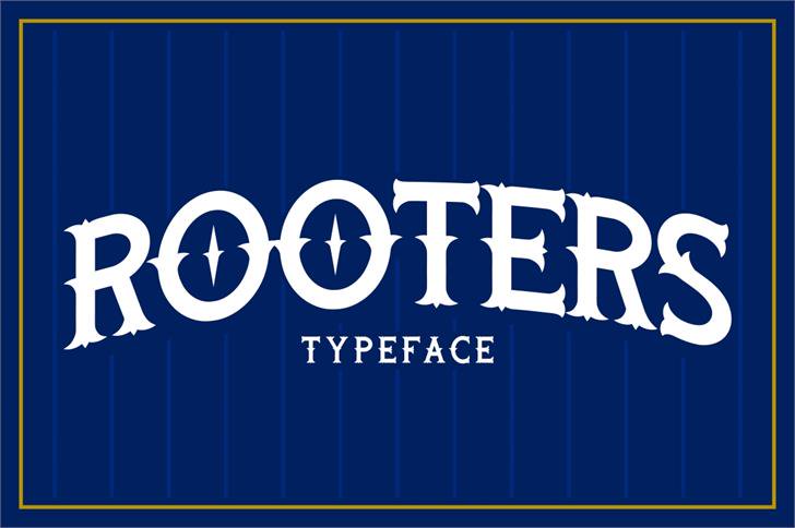 Rooters font插图