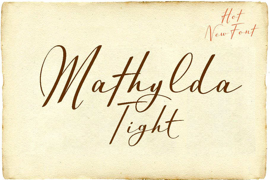 Mathylda Tight Font插图1