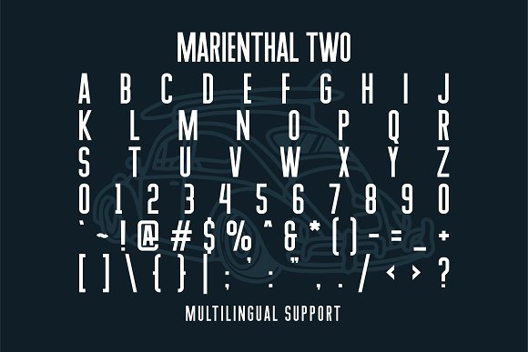 Marienthal Font Bundle + Extras!插图4
