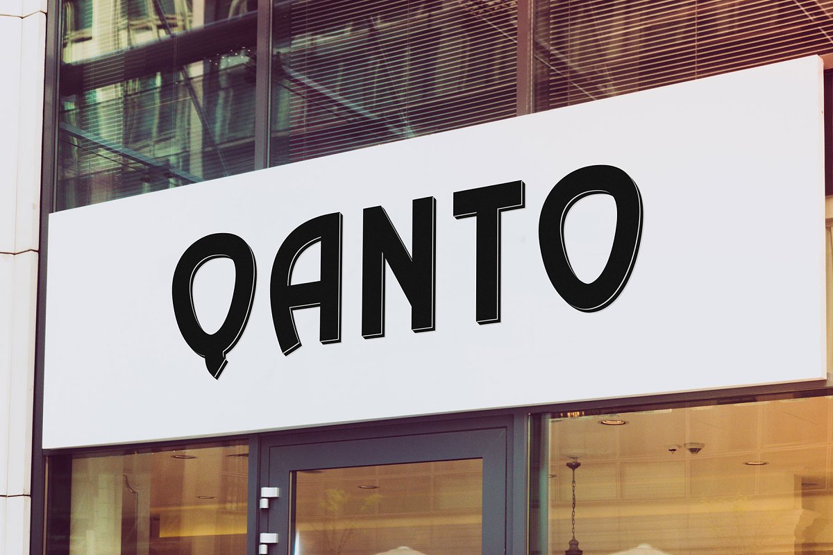 Qanto – Display Font插图3