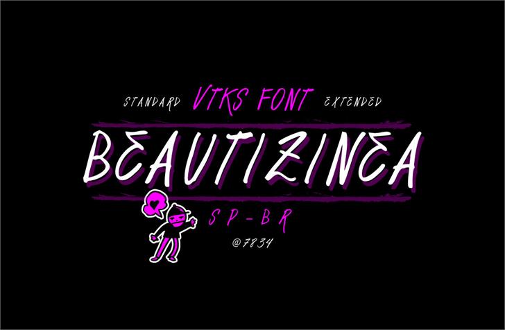 Vtks Beautizinea font插图