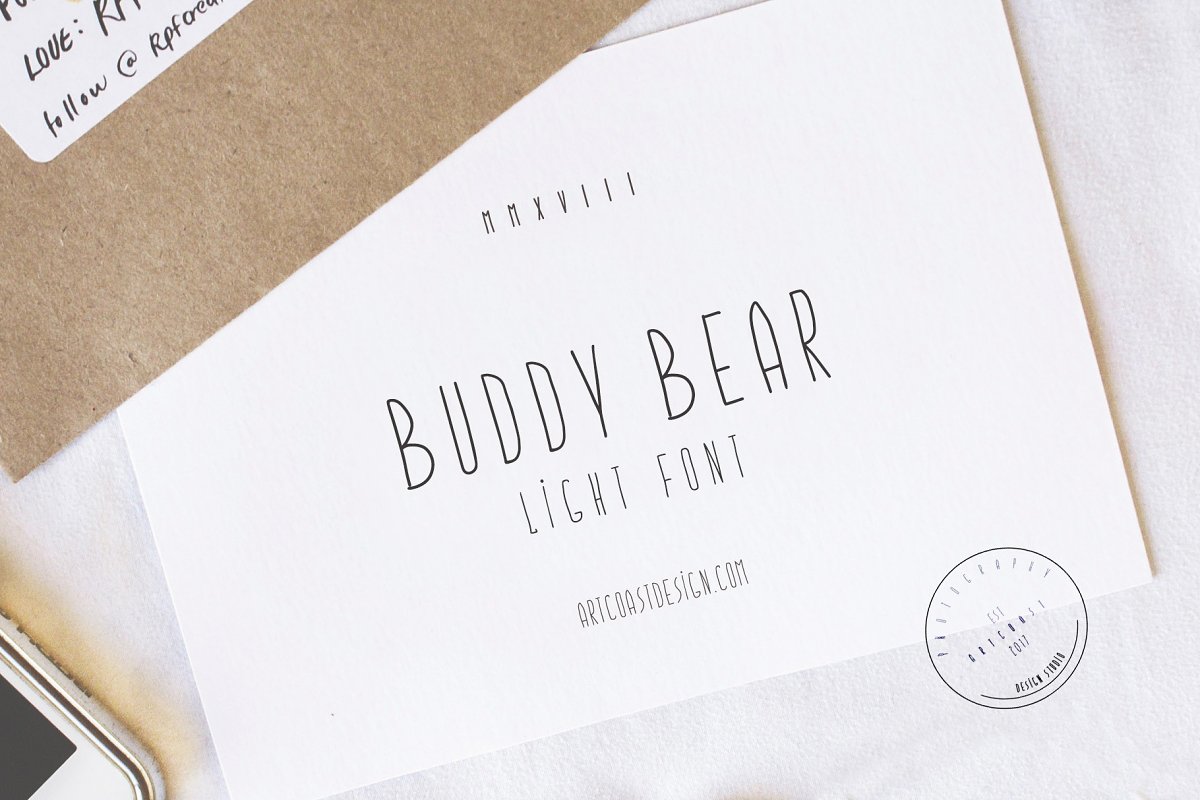 Buddy Bear Font插图