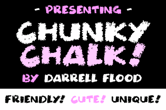 Chunky Chalk font插图