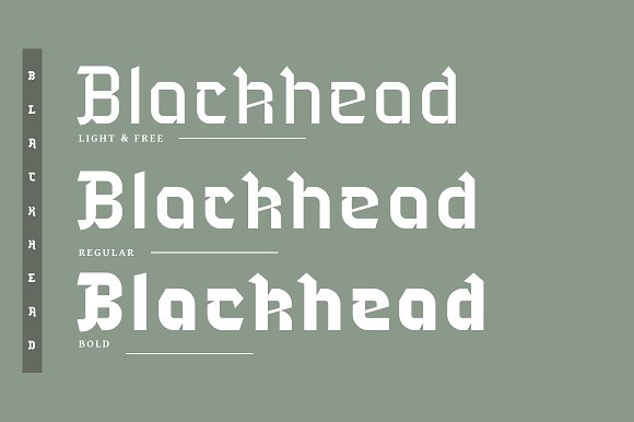 Blackhead Typeface插图1