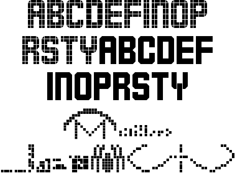 ARECIBO MESSAGE font插图8