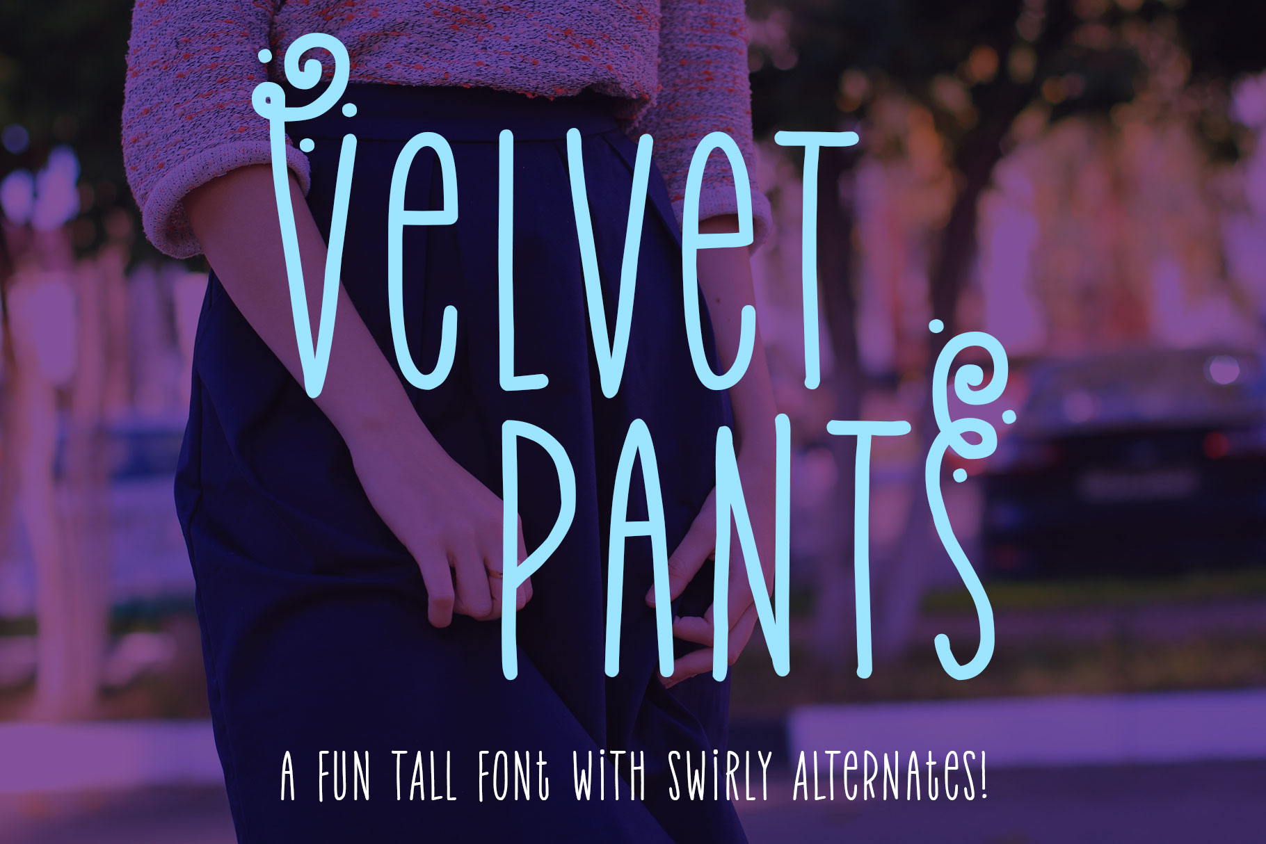 Fontbundles – Velvet Pants插图