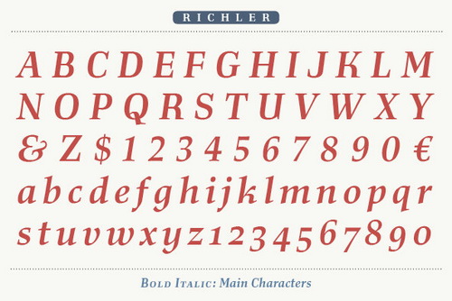 Richler Font Family插图10
