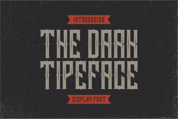 Darkrise Typeface Font插图2