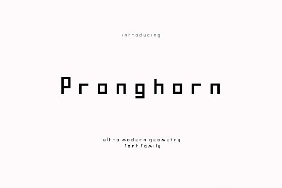Pronghorn Font Family插图