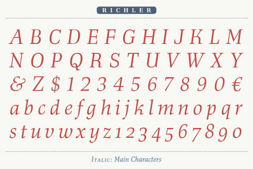 Richler Font Family插图5