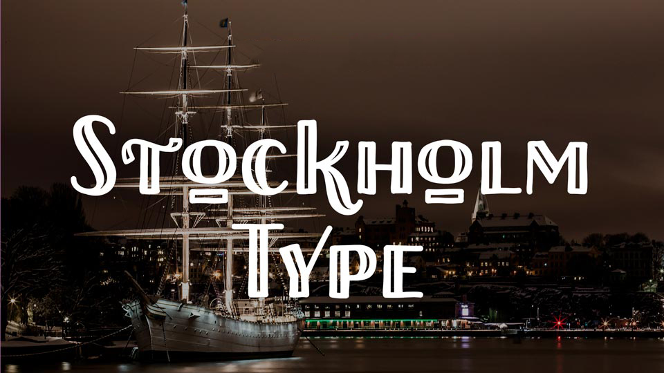 Stockholm Type Font插图