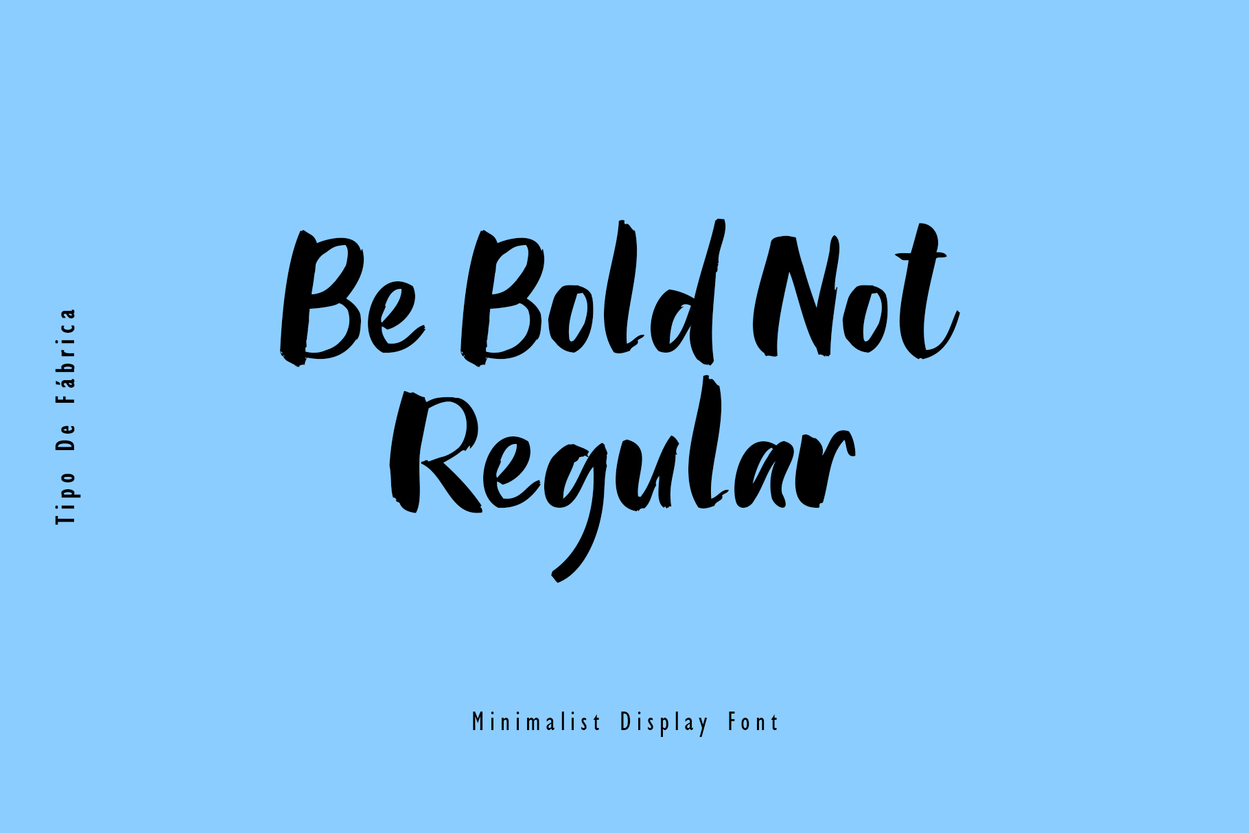 Bold Not Regular FontRegular Font插图1