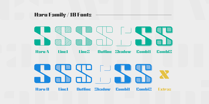 Haru Font Family插图1