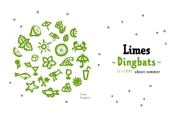 Limes—handmade fontfamily插图1