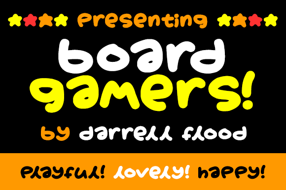 Boardgamers font插图