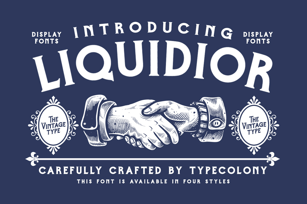 Liquidior Font插图