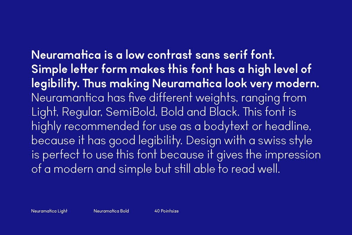 TG Neuramatica Font Family插图1