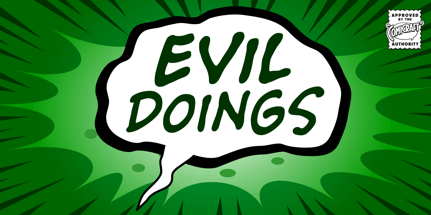 Evil Doings Font Family插图