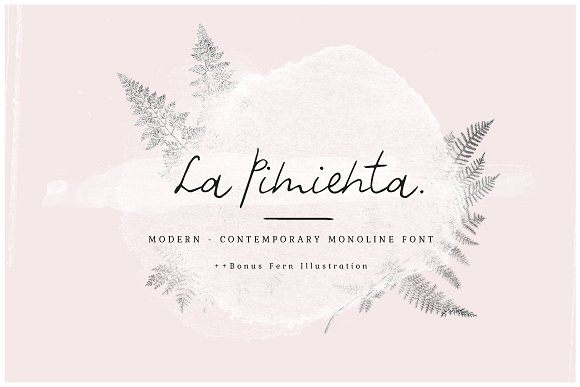 La Pimienta. Font插图
