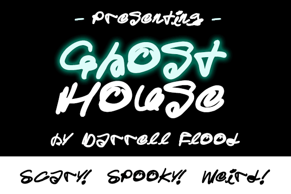 Ghost House font插图