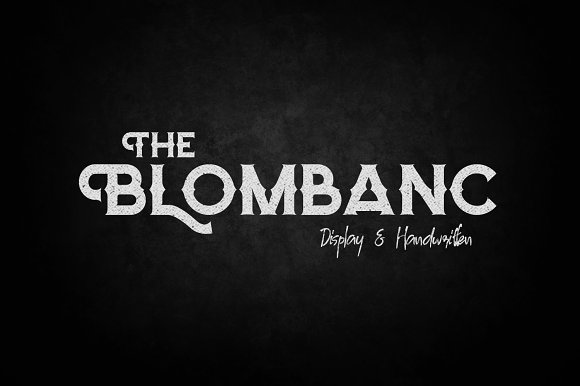 Blombanc Font Duo插图