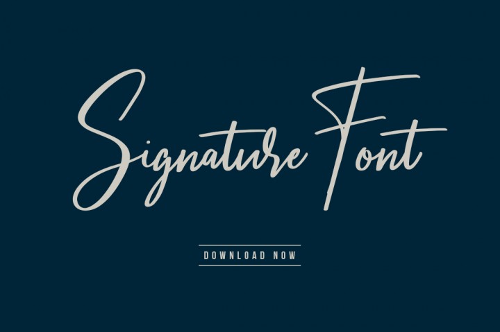 Smith Allison Signature Font插图