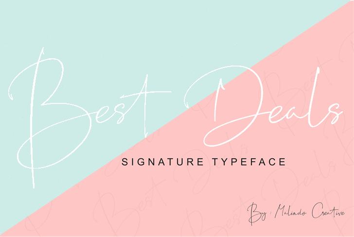 Best Deals font插图8