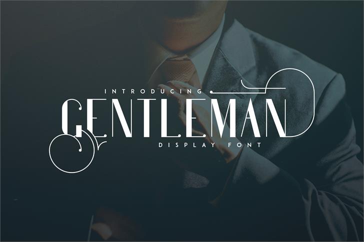 Gentleman font插图