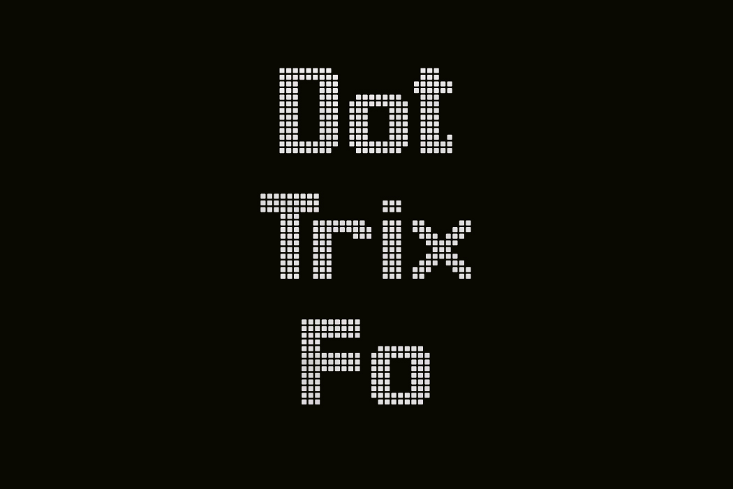 Dotrixfo Font插图2